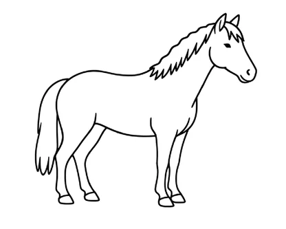 desenhos de cavalos para colorir e imprimir para imprimir e colorir - imagem 2